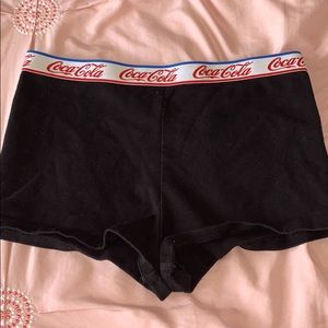 Coca-cola booty shorts